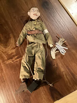 Ww2 American Soldier Doll Marionette Military Police Sargent  • $35