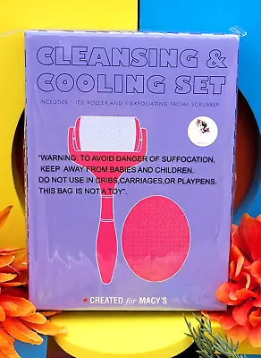 $33.09 • Buy Facial Cleansing & Cooling Set Roller & Scrubber Created For Macy's New In Box