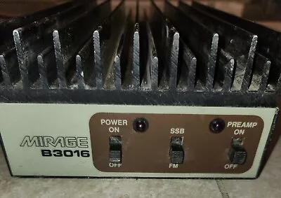 MIRAGE B3016 AMPLIFIER 144mhz 2m VHF 160 Watts Output. Pre-amp NOT Working • $199