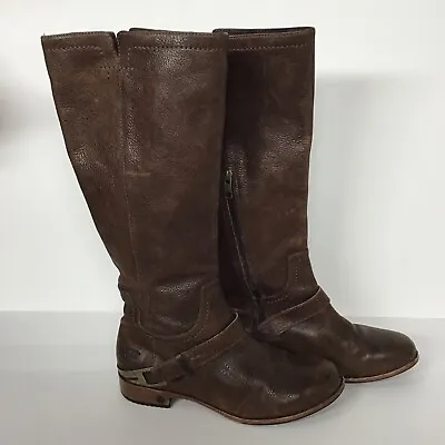 UGG Channing Brown Sheepskin Boots Women’s Size 7 • $89.99