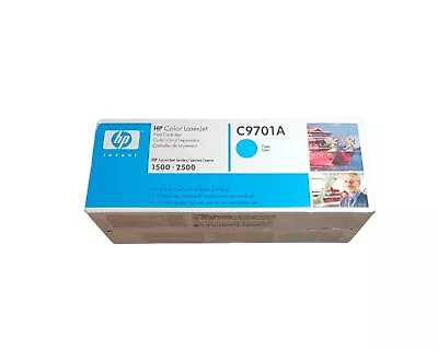 New HP LaserJet 1500/2500   C9701A Cyan Toner Cartridge Blue Box • $25