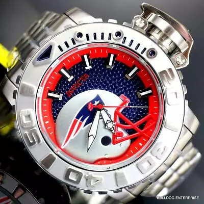 Invicta Sea Hunter Gen II NFL New England Patriots 70mm Steel Auto Watch New • $269.99