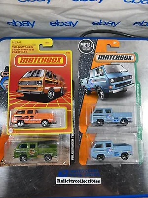 Mixed Lot Of 4 Matchbox Volkswagen Transporter Cab • $20