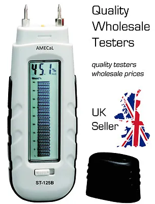 Moisture Meter AMECaL ST-125B  Equivalents: Damp Meter Range: Wood / Materials • £49.99