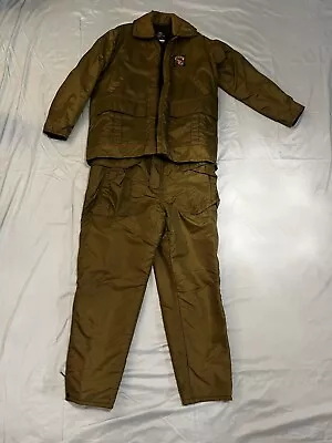 Vintage STEARNS Flotation JACKET & PANTS With Hood Mens Large 44-46 Model FJ-55 • $100