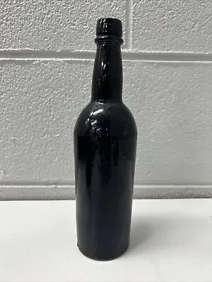 Vintage Glass Bottle Hand Blown Beer Gold Rush Era Melbourne Retro Mancave • $24.99