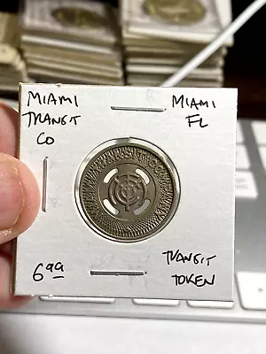 Miami Florida Transit Token • $6.99