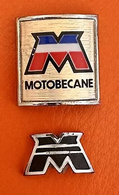 Vintage Motobecane Bicycle Head Badge & Seat Tube Badge France ~1970s Plastic • $16