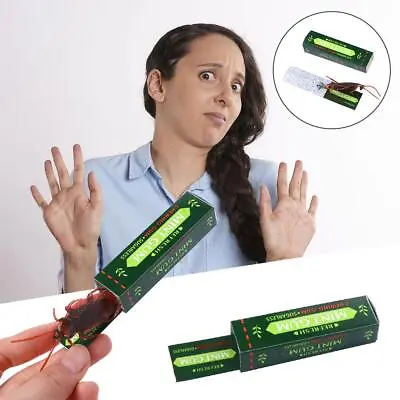 Prank Trick Toy Chewing Gum Toy Shocking Cockroach Pull Head Chewing Gum • £1.75