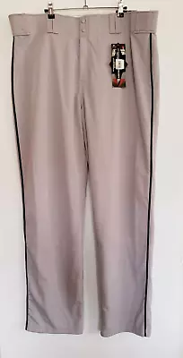 Easton Quantum Baseball/Softball Pants Adult Size XXL Gray Adjustable Inseam • $24.99