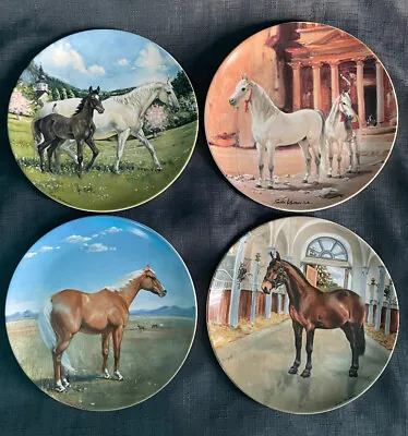 Spode Limited Edition Noble Horse Collection Set Of 4 Plates By Suzie Whitcombe • £29.99