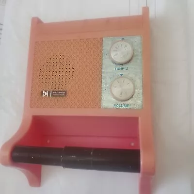 Vintage Electrics.international RadioAM Pink And Toilet Paper Holder • $15