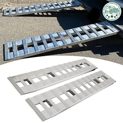 72 X15  Pair Aluminum 8500 LBS  Hook Ramps Car Truck Trailer Auto Hauler Tractor • $272