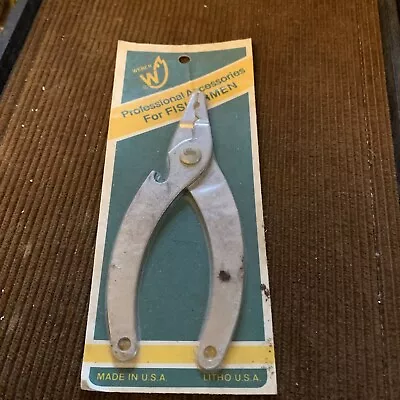 Vintage Weber Split Ring/multi Tool Fisherman Pliers Sealed On Card Unused Rare • $12