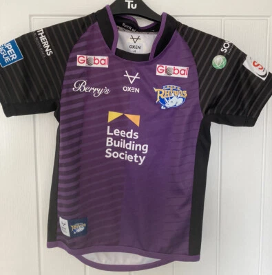 £6 • Buy Leeds Rhinos 2021 Kids Away Jersey (8yrs)