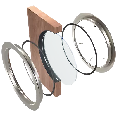 Circular Vision Frame Glass Tape Kit Fire Rated & Non Rated Kits Various Sizes • £270.50