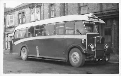 Vintage Bus Photograph Single Decker Bus - Route East Yorkshire  (BU5) • £3.99