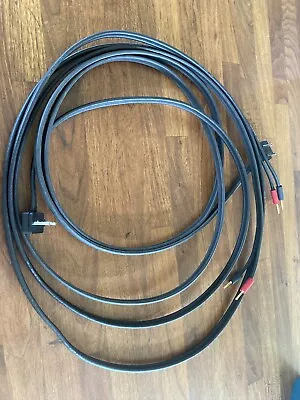 Naim NACA5 Black Speaker Cable  - 2x3m Pair Terminated By Authorised Naim Dealer • £135