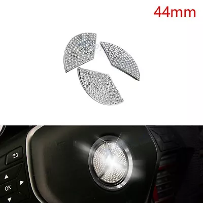 44mm Diamond Steering Wheel Center Emblem Logo Decor Cover For Mercedes-Benz • $16.97