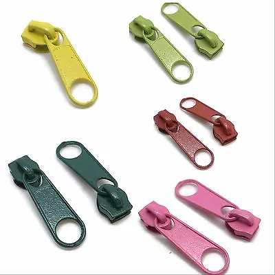 No5 Zip Slides. Pulls Fastenings For #5 Nylon Coil Continuous Zipper. • £2.55