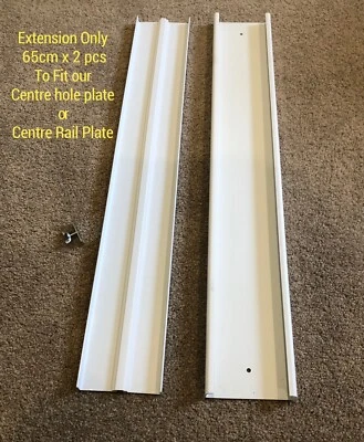 $12.99 • Buy Portable Air Conditioner SpareParts - Window Slide Plate Kit 2 Pc 65cm Extension