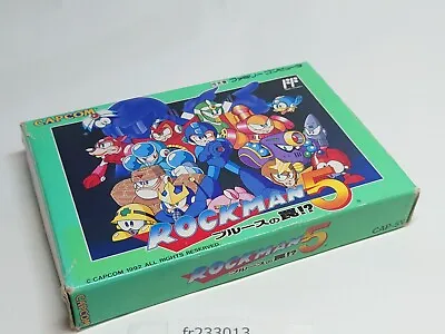 # Rockman 5 Famicom Nintendo FC  NES NTSC-J Complete Japan  Fr233013 Megaman • $67