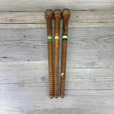 Vintage 12” Weaving Bobbins-Lot Of 3 • $14.99