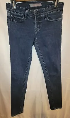 J BRAND Women's Dark Wash 910 Bru Skinny Jeans Size 25 • $40