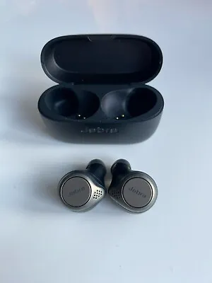 £38 • Buy Jabra Elite 75t True Bluetooth Earbuds - Titanium Black, Excellent Condition