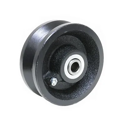 4  Inch V Groove Caster Cast Iron Wheel For Rolling / Sliding Gates • $24