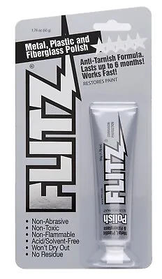 FLITZ Metal Plastic Fiberglass Polish Paste Cleaner Tube 1.76oz 50 Gram BU 03511 • $11.59