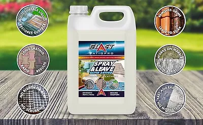 £24 • Buy Spray & Leave Wet And Forget Rapid Outdoor Treatment Path Patio Cleaner 5 Litre