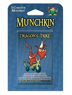 Munchkin Card Game Dragons Trike Brand New Steve Jackson • £10.99