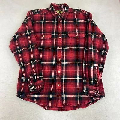 Field & Stream Shirt Mens XL Tall Thick Flannel Red Lumberjack Outdoor READ • $19.99