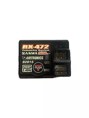 Sanwa/Airtronics RX-472 2.4GHz FH4T 4-Channel Receiver (SNW107A41117A) • $129.90
