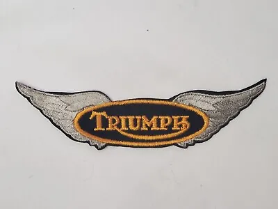 Vintage NOS Patch Triumph Motorcycle Shirt Jacket Hat • $14.99