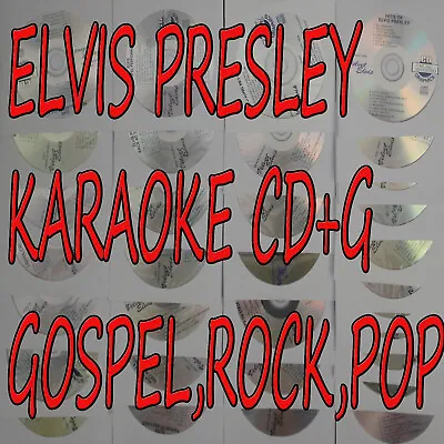 Elvis Presley Collection Disc Set 32 Karaoke Cd+g Mix Tracks Gospelpop Rocknew • $49.99