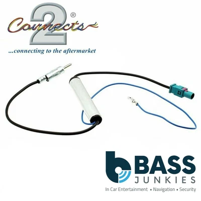 £9.55 • Buy Connects2 CT27AA08 Audi/VW 1996 – 2006 Amplified Booster Car ISO Aerial Antenna
