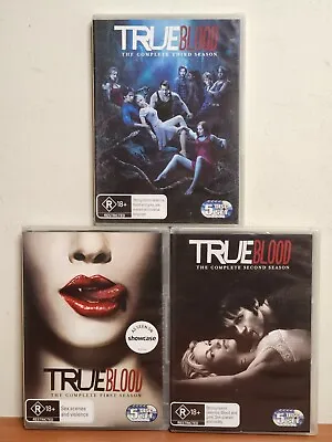 True Blood Series 1-3 Seasons 1 2 & 3  TV Show Vampires Region 4 • $16.23