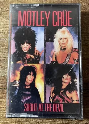 Motley Crue Shout At The Devil SEALED Cassette Elektra RARE Black Shell • $5.50