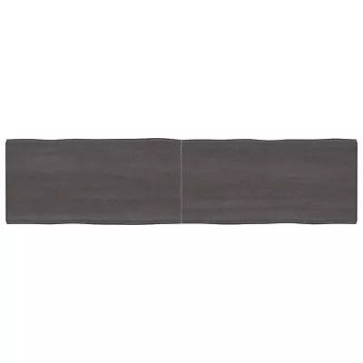 Gecheer Table  Desk  Easy To Assembly Dark Grey 200x50x6  Treated Solid F1A5 • £203.77