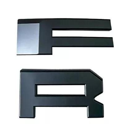 Matte Black F & R Letter Fits For 2009-2014 Ford F150 Raptor Style Grille • $13.99