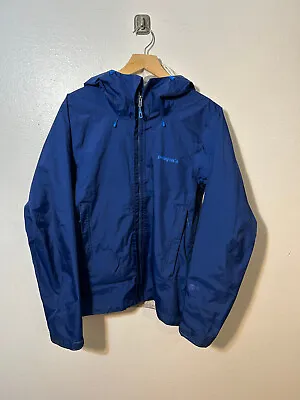 Patagonia Torrentshell Waterproof Rain Shell Jacket Blue Mens Size Small S • $68