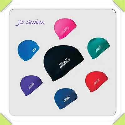 Zoggs Spandex FABRIC Deluxe Swimming Cap Hat “NOT WATERPROOF” U.K.SELLER • £0.99