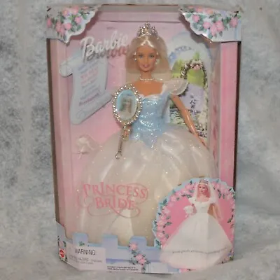 VTG NIB 2000 Mattel Princess Bride Barbie Doll Blonde Original Box Mirror W/Ken • $32.50