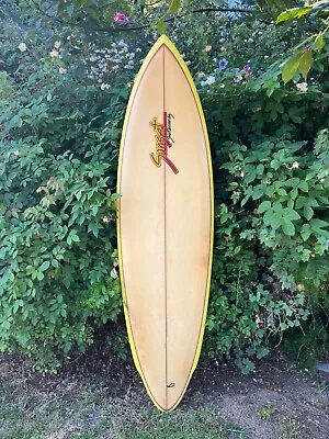 Rusty Preisendorfer Sunset Vintage Single Fin Surfboard 6' 5 1/2   • $945