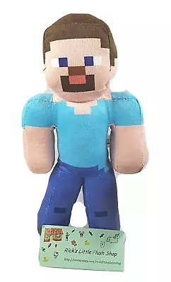 Minecraft Steve Plush Toy Factory 9  Stuffed Doll Figure Mojang Video Game NEW  • $9.95