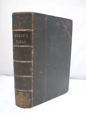 £36 • Buy 1842 - The Works Of Lord Byron - Complete In One Volume - HB