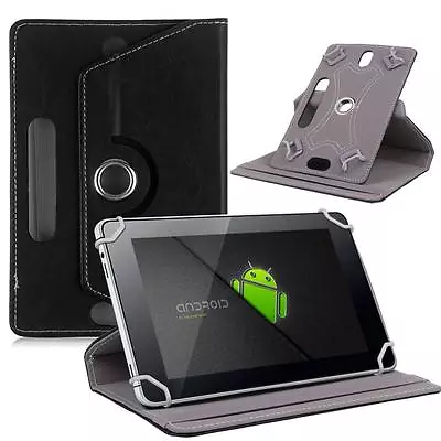 Black Flip Leather Folio Case Stand Box Cover For Android Asus Tablet 7  8  10.1 • $15.99