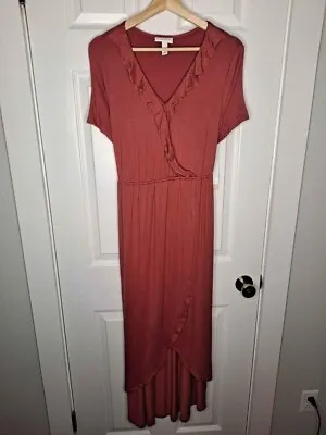 Liz Lange Maternity Wrap Dress Size Large NWT • $19.99